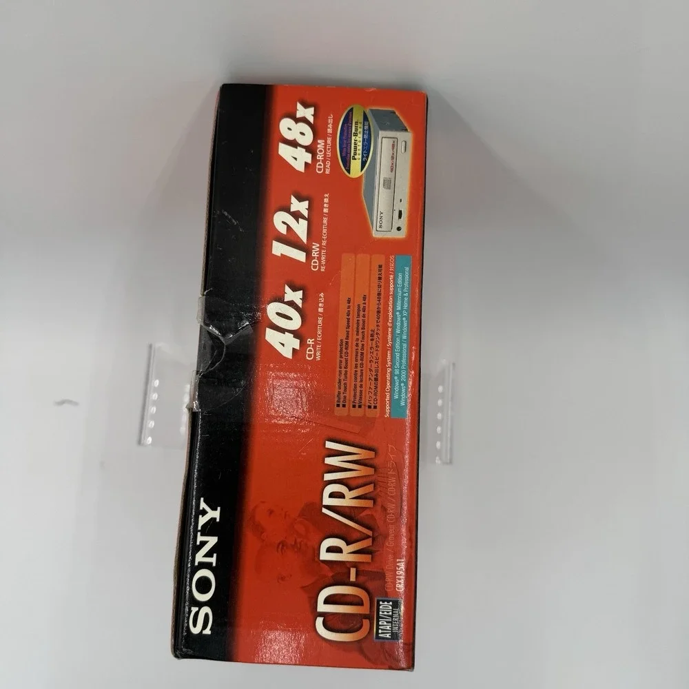 SONY CD-R/RW Drive Unused Original‎ Box NOS CD-ROM Computer CRX195A1